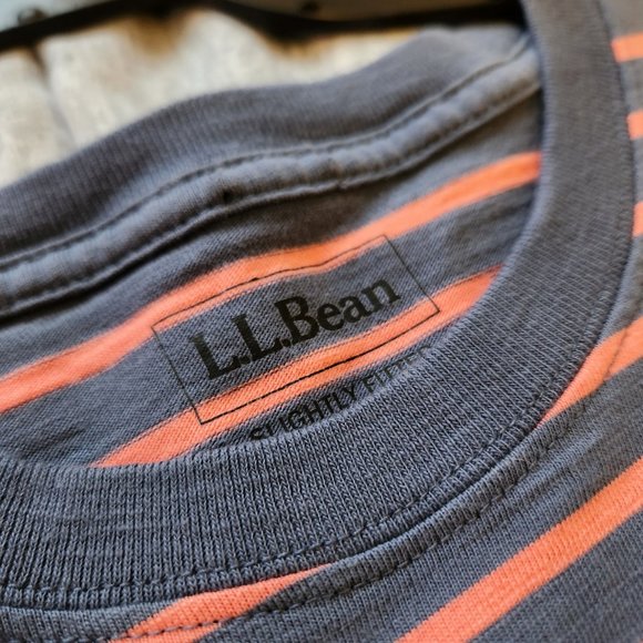 L.L. Bean Striped T Shirt - Picture 3 of 3